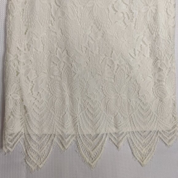 Est 1946 White Lace Skirt long size L - Picture 4 of 9